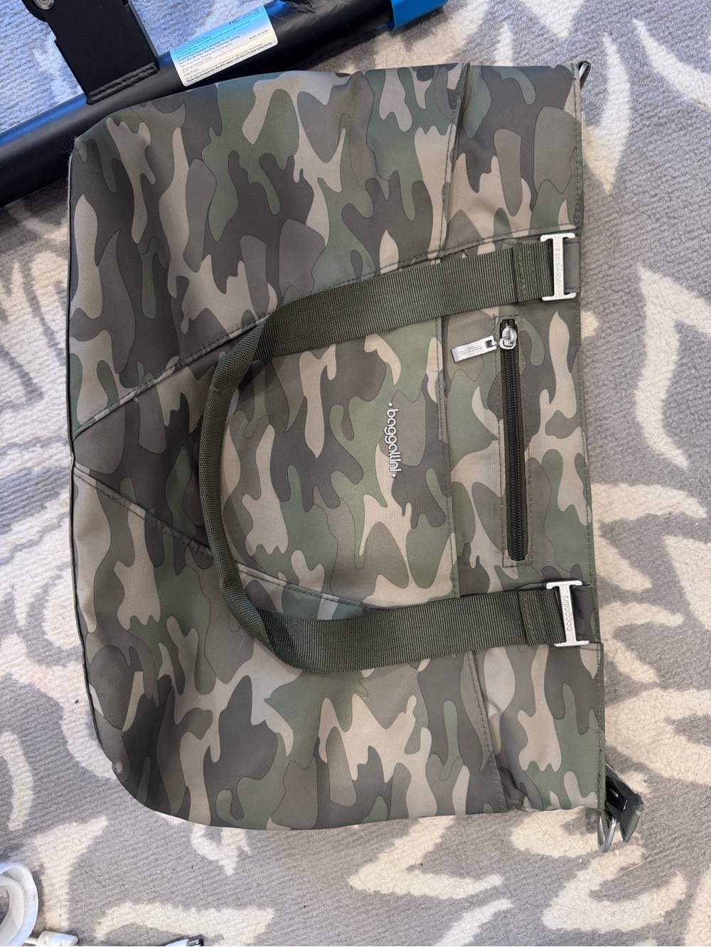 Baggallini Camo Green Laptop Tote